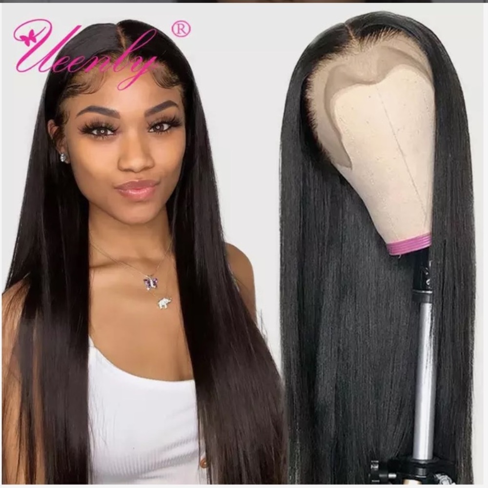 Brand New 16 INCH 4x4 Transparent Closure Wig - 150 Density - Human Hair